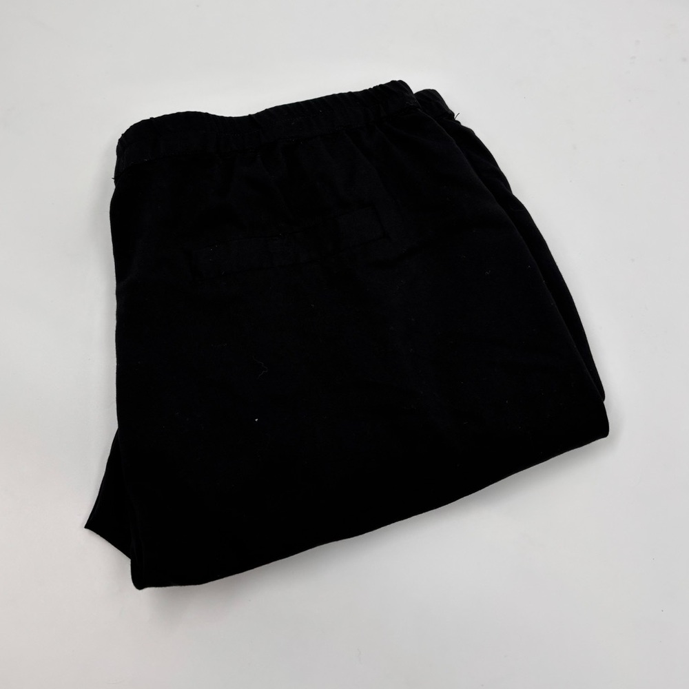 Marine Layer Women's L‎ Modal Black Pocket Straight Lightweight Pants